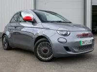 Used Fiat 500e Red 86 kW (118 HP) 2022 Grey Hatchback