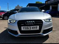 Used Audi A5 Black Edition 225 HP (165 kW) 2013 Silver Coupe