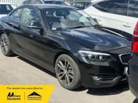 Used BMW 218 Sport Line 134 HP (98 kW) 2019 Black Coupe