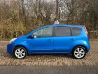 Used Nissan Note Tekna 110 HP (80 kW) 2009 Blue Hatchback