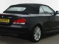 Used BMW 120 Cabriolet M Sport 2010 Black Cabriolet
