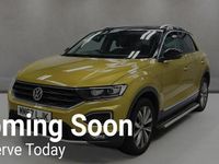 Used VW T-Roc Design 115 HP (84 kW) 2018 Yellow SUV