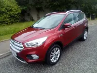 Used Ford Kuga Titanium 120 HP (88 kW) 2017 Red SUV