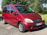 Used Mercedes Vaneo 82 HP (60 kW) 2003 Red MPV
