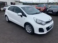 Used Kia Rio 84 HP (61 kW) 2016 White Hatchback