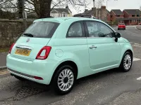 Used Fiat 500 Lounge 69 HP (50 kW) 2018 Green Hatchback