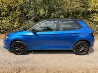 Used Skoda Fabia Colour Edition 95 HP (69 kW) 2020 Blue Hatchback