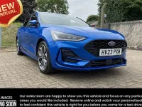 Used Ford Focus ST-Line X 125 HP (91 kW) 2023 Blue Hatchback