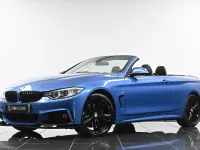 Used BMW 420 Cabriolet M Sport 190 HP (139 kW) 2015 Blue Cabriolet