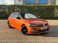 Usado VW Polo SE 95 HP (69 kW) 2019 Laranja Citadino