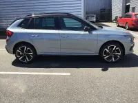 New Skoda Fabia Design Edition 85 HP (62 kW) 2026 Smokey silver metallic black magic pearl effect Hatchback