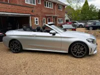 Used Mercedes C300 AMG Line Premium 258 HP (189 kW) 2019 Silver Cabriolet