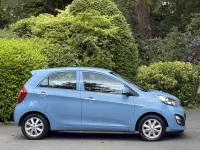Used Kia Picanto 84 HP (61 kW) 2012 Blue Hatchback