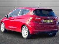 Usado Ford Fiesta Titanium 100 HP (73 kW) 2018 Vermelho Citadino