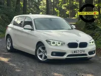 Used BMW 118 136 HP (100 kW) 2017 White Hatchback
