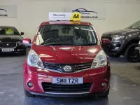 Used Nissan Note N-TEC 110 HP (80 kW) 2011 Red Hatchback