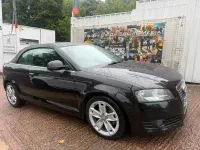 Used Audi A3 Cabriolet Sport 140 HP (102 kW) 2009 Black Cabriolet