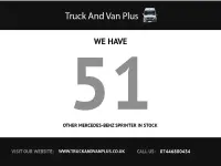 Used Mercedes Sprinter Progressive 2021 White Van