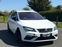 Usado Seat Leon FR 180 CV (132 kW) 2018 Blanco Utilitario