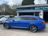 Used Skoda Superb SE L Executive 2019 Blue Estate