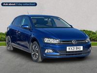 Used VW Polo Match 80 HP (58 kW) 2021 Blue Hatchback
