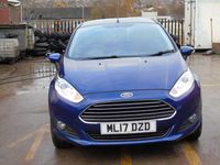 Used Ford Fiesta Zetec 2017 Blue Hatchback