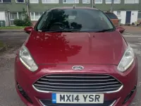 Usado Ford Fiesta Titanium X 95 HP (69 kW) 2014 Vermelho Citadino