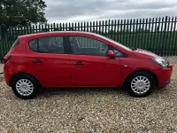 Used Vauxhall Corsa 70 HP (51 kW) 2015 Red Hatchback