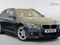 Usado BMW 330 M Sport 254 CV (186 kW) 2018 Gris Familiar