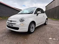 Used Fiat 500 Pop Star 69 HP (50 kW) 2016 White Hatchback
