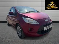 Used Ford Ka Zetec 75 HP (55 kW) 2010 Red Hatchback