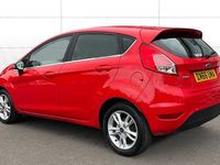 Used Ford Fiesta Zetec 101 HP (74 kW) 2016 Red Hatchback