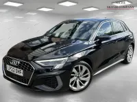 Used Audi A3 Sportback S-Line 2022 Black Hatchback