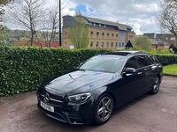 Begagnad Mercedes E220 AMG line 2022 Svart Kombi