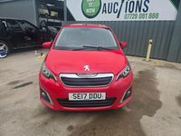Used Peugeot 108 Allure 82 HP (60 kW) 2017 Red Hatchback