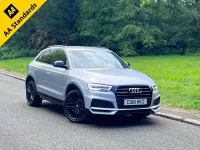 Used Audi Q3 Black Edition 147 HP (108 kW) 2018 Silver SUV