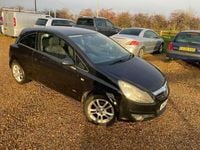 Used Vauxhall Corsa 89 HP (65 kW) 2009 Black Hatchback