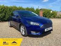 Used Ford Focus Titanium 125 HP (91 kW) 2018 Blue Hatchback