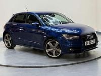 Begagnad Audi A1 Sportback Black Edition 2013 Blå Halvkombi