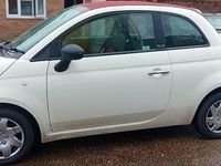 Used Fiat 500 Pop 85 HP (62 kW) 2011 White Cabriolet