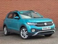 Used VW T-Cross SE 95 HP (69 kW) 2019 Turquoise SUV