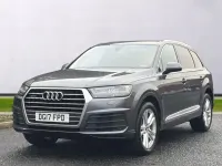 Usado Audi Q7 S-Line 218 HP (160 kW) 2017 Cinzento SUV