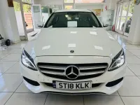 Used Mercedes C350e 2018 White Estate