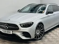 Used Mercedes E220 AMG line 194 HP (142 kW) 2021 Silver Estate