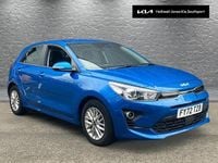 Used Kia Rio 101 HP (74 kW) 2022 Blue Hatchback
