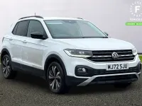 Usado VW T-Cross Black Edition 110 CV (80 kW) 2022 Blanco SUV