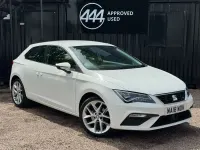 Käytetty Seat Leon FR 125 HP (91 kW) 2018 Valkoinen Viistoperä