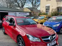 Used Mercedes E250 AMG line 2015 Red Coupe
