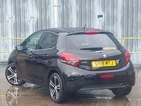 Used Peugeot 208 GT-line 109 HP (80 kW) 2019 Black Hatchback