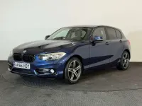 Used BMW 116 Sport Line 2016 Blue Hatchback